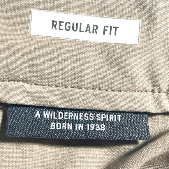 REI Tan Mens Nylon Belted Hiking Pants Regular Fit in Size 36W / 32L - Picture 13 of 14